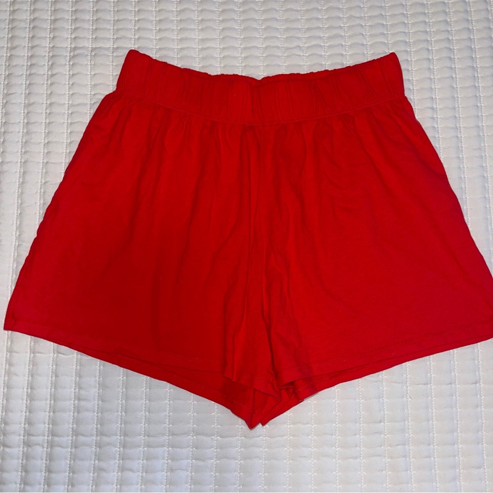 Red Women's Lounge Shorts